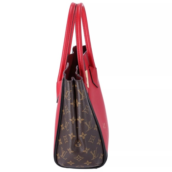 Louis Vuitton Monogram Kimono MM Brown Red Tote Bag Canvas Shoulder Bag M40459 - Picture 10 of 14